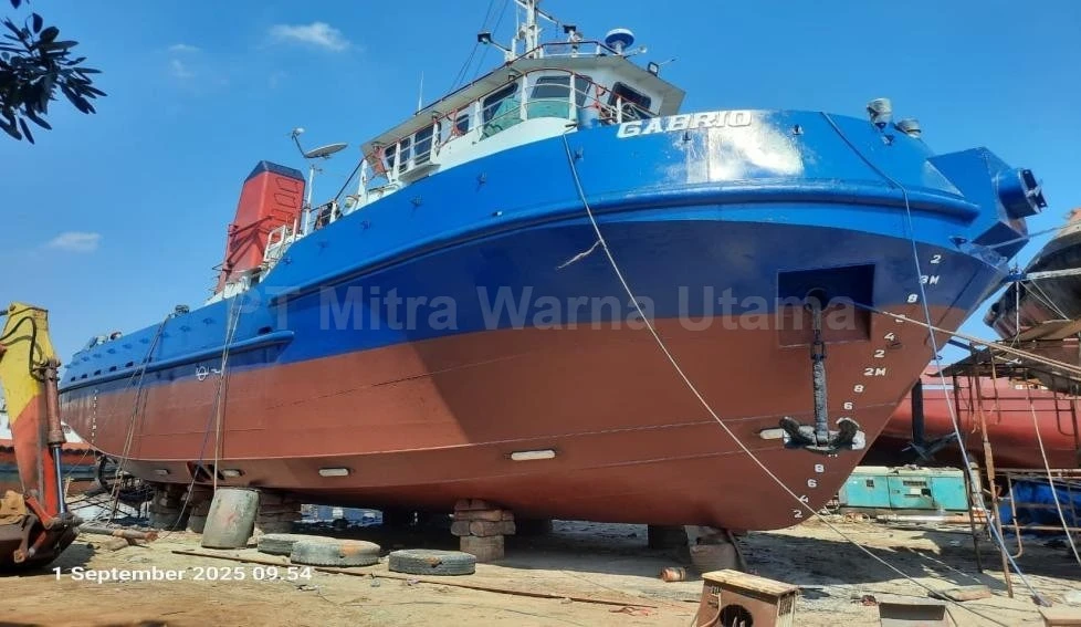 Proyek Coating Kapal TB Gabrio - PT Cahaya Bintang Marine - Jakarta